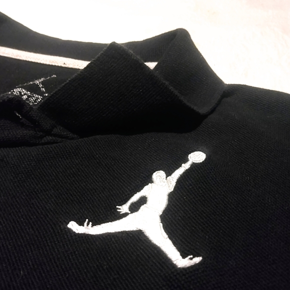 Jordan Embroidered Kids XL Black Jumpman Polo - Picture 5 of 6